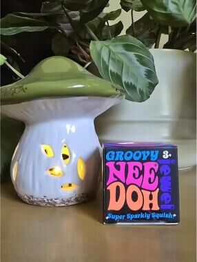 NIB NeeDoh Groovy Jewel - Teal